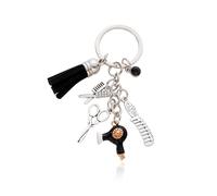 Porte-Clés De Coiffeur en Métal Créatif, Thème Coiffeur, Cadeau Pendentif Sac À Dos