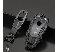 Porte-clés de Couverture de Cas de clé de Voiture de Fibre de Carbone d'alliage de Zinc, pour Mercedes Benz AMG ABCES Classe W204 W205 W212 W213 W176 GLC