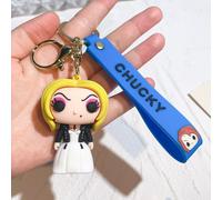Porte-Clés De Fantôme Effrayant D'halloween Pour Bébé,Poupées D'horreur,Jeu D'enfant,Chucky,Tiffany Glen,Mini Figurines En Pvc,Jouet Clé,Cadeau Jogift