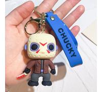 Porte-Clés De Fantôme Effrayant D'halloween Pour Bébé,Poupées D'horreur,Jeu D'enfant,Chucky,Tiffany Glen,Mini Figurines En Pvc,Jouet Clé,Cadeau Jogift