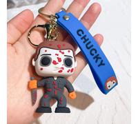 Porte-Clés De Fantôme Effrayant D'halloween Pour Bébé,Poupées D'horreur,Jeu D'enfant,Chucky,Tiffany Glen,Mini Figurines En Pvc,Jouet Clé,Cadeau Jogift