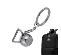 Porte-clés de fitness sportif - Porte-clés Kettlebell en alliage de zinc - Accessoire de fitness élégant - Polissage miroir - Porte-clés durable pour sac à dos, sac à main, bodybuilding