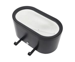 Porte-clés de garage - Crochets pour miroirs avec illusion LED, organisateur de capteurs rechargeables | ABS acrylique 17,1 x 8,5 x 12,2 cm alimenté par USB chaud éclairage sept couleurs entrée