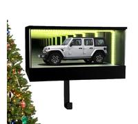 Porte-clés de garage de voiture - 10,5 x 6,5 cm, porte-clés de garage, qualité à long terme | Tunnel illusion lumineuse infinie avec facilité, portachhiavi avec lampe LED miroir infini pour entrée