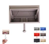 Porte-clés de garage de voiture avec porte qui s'ouvre, support mural pour ouvre-serrure, organiseur mural 3D, petit garage de voiture avec porte qui s'ouvre, installation facile pour l'entrée