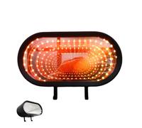 Porte-clés de garage Infinity - Affichage rechargeable décoratif - Support mural - Crochet automobile miroir - Pour homme, père, mari, garçon, amateurs de voiture