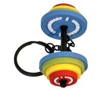 Porte-clés De Gymnastique Avec Haltères Détachables, Design Aux Couleurs Vives, 7x2x2 Cm, Breloque D'haltère, Accessoire, Accessoire Largement Compatible, Pour Les Entraîneurs De Gymnastique, Haltérop