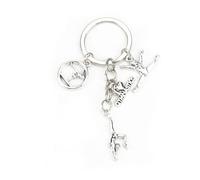 Porte-clés de gymnastique, cadeau d'amitié inspirant pour femme, cadeau d'anniversaire pour une bonne amie, cadeaux de remerciement, accessoires de voyage uniques, porte-clés sentimental pour amies