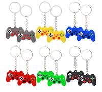 Porte-Clés de Jeu,12 Pcs Porte-Clés de Manette de Jeu Vidéo Contrôleur de Jeu Poignée Porte-Clés Pendentif Breloques Cadeau pour Enfants