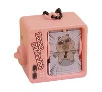 Porte-clés de jeu d'animation, machine de jeu d'animation | Jouets pour tourner les pages d'animation,Pendentif de sac à dos mignon, jouets d'animation de tournage de page, avec motif coloré, pour