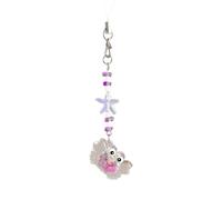Porte-clés De La Chaîne Téléphones Animaux Brillants Clé Résine Décorative Pour Une Utilisation Et Aventure Extérieure Craie Crabe Lumineux