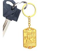 Porte-clés de la Fête du Printemps - du coursier | Pendentif culturel - Design de bénédiction de richesse de bon augure, charme de transport adapté aux adolescents, étudiants, sacs à dos, fou