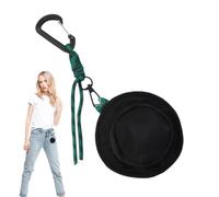 Porte-clés de la pièce, petit portefeuille pour femmes | Coutumes de pièces de monnaie en forme de chapeau avec fermeture éclair, petit sac de voyage compact fait à la main pour ID, clés, Chapeau