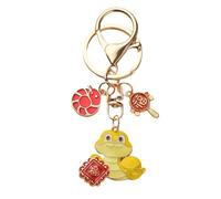 Porte-clés de l'année du serpent chinois 2025, ornement de l'année du serpent | Pendentifs suspendus Année 2025 du Serpent - Pendentifs suspendus de mascotte Feng Shui de dessin animé pour attirer la