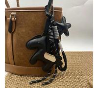 Porte-clés de mini club de golf suspendu en corde tressée faite main en forme d'ancre et de fer à cheval rouge, accessoire de mode, cadeau de couple pour femme et maman, Saint-Valentin Tout ImpriméPol