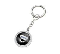 Porte-Clés De Mode De Voiture, Accessoires Cadeaux Pour Nouvelle Dacia Duster Logan Sandero Jogger Printemps Stepway Dokker Lodgy Mcv-Argent