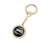 Porte-Clés De Mode De Voiture, Accessoires Cadeaux Pour Nouvelle Dacia Duster Logan Sandero Jogger Printemps Stepway Dokker Lodgy Mcv-Gold