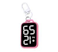 Porte-clés De Montre - Mini Horloge Numérique Silencieuse Activée par Contact Électronique | Porte-clés D'alarme Silencieux Portable pour La Mise Au Point De L'examen D'étude | pour, Étudiants