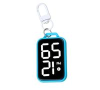 Porte-clés De Montre - Mini Horloge Numérique Silencieuse Activée par Contact Électronique | Porte-clés D'alarme Silencieux Portable pour La Mise Au Point De L'examen D'étude | pour, Étudiants