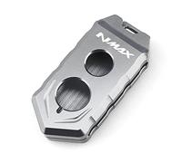 Porte-clés De Moto Housse De Protection pour Coque De Clé De Moto pour Yamaha Xmax X-Max 125 250 300 400 Nmax 125 155 Nmax125 Nmax155 (Couleur : NMAX Key Cover Gray, Size : Normal)