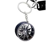 Porte-clés de moyeu de roue, porte-clés de moyeu de voiture | Porte-clés de jante de roue,Porte-clés en forme de moyeu de roue de voiture, porte-clés en alliage de Zinc pour sacs à dos, sacs à main, c