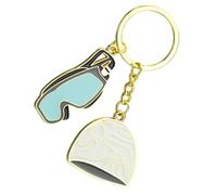 Porte-clés de natation avec animaux 'océan - Mignon crabe tortue en peluche, pendentif panais avec poisson clown, pendentif avec lunettes de natation | Cadeau de thème sportif pour les nageurs