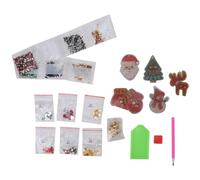 Porte-Cles De Noel Entierement En Diamants, Decoration A Faire Soi-Meme, Peinture Diamant, Materiaux De Fabrication, Type Noel