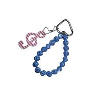 Porte-clés de notes de musique colorées, dés colorés faits à la main, breloque acrylique perlée pour de téléphone, accessoires de à main, porte-clés en perles acryliques
