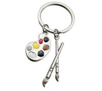 Porte-clés de palette de peinture - palette de peinture colorée clés pour les artistes | Des clés de palette mignonne pour les cadeaux et collectionneurs | Palette d'art Palette porte-clés Plan de por