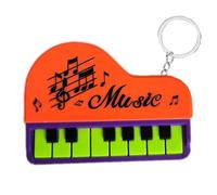 Porte-clés de piano, porte-clés de piano électronique, porte-clés d'instrument de musique ludique, porte-clés miniature, pendentif créatif de sac de clavier électronique pour