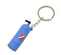 Porte-clés de plongée, porte-clés de plongée - Porte-clés de plongée en forme de cylindre d'air, accessoire d'équipement de plongée en apnée, en Silicone - Avec joints toriques, accessoire d'équipemen