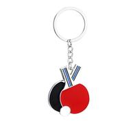 Porte-clés de -pong, porte-clés de tennis de table,Pendentif de porte-clés de sport de conception de raquette de tennis de table | Ornement de sac Chic, porte-clés de chauve-souris de