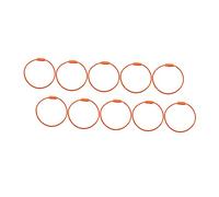 Porte-clés de Protection pour Tente de Protection, Porte-clé, Aide à, Anneaux métalliques pour travaux manuels, Bagages, étiquettes de Bagages, pièces de chaîne, Gris, Orange,