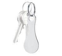 Porte-clés de quart de support, outil de déverrouillage de chariot, design anti-perte, accessoire de porte-clés de voiture, jetons de courses pour les courses, usage quotidien, breloque de sac à dos