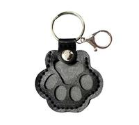 Porte-clés de rangement en fourrure de chien, joli porte-clés souvenir en cuir pour poils d'animaux domestiques, collection commémorative unique, cadeau commémoratif pour sac, sac à main, breloque