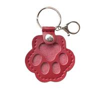 Porte-clés de rangement en fourrure de chien, joli porte-clés souvenir en cuir pour poils d'animaux domestiques, collection commémorative, cadeau commémoratif pour sac, sac à main, breloque patte de