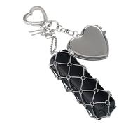 Porte-clés De Rouge À Lèvres | Rangement Maquillage avec Miroir, Porte-clés Soin des Lèvres comme Accessoire De Sac Cadeau pour Femmes Adolescentes Bureau Voyage Camping