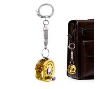 Porte-clés de sac à dos -, Mini pendentif de à dos | Porte-clés inspiré du moulinet de pêche, breloque décorative pour à main, portefeuille, téléphone, sac à main, bagages, cam