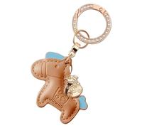 Porte-clés De Sac À Main De Cheval En Cuir - Taille 1,89x2,28 Pouces, Pendentif Animal Du Zodiaque, Accessoire Sur Le Thème De La Chance | Équipement De Voyage International, Distribution De Cadeaux D