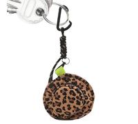 Porte-clés de sac à main, pochette de pièces mignonnes | Portefeuille de porte-clés en forme de chapeau avec fermeture éclair - Charme de sac à dos pendentif en clés, sac de poche de rangement des éco