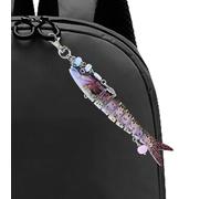 Porte-clés de sac - Pendentif créatif en forme d'appât de pêche réaliste, accessoires de sac à dos, porte-clés leurre de poisson, pour voyage en voiture