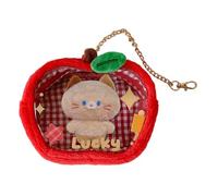 Porte-clés De Sac Transparent - Pochette Portte-clés | D’Affichage Compact Et Transparrent pour Poupeée | Porte-clés Étui De Protection Star Element, Mini Sac À Main Transparent