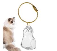 Porte-clés De Stockage De Poils D'animaux De Compagnie - Résistant À L'abrasion, Portable Et Lisse, Portee-clés Souvenir En Fourrure D'animaux De Compagnie, Pendentif Transparent | Porte-souvenir Comm