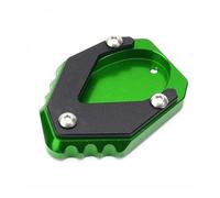 Porte Clés De Support D'extension De Béquille Latérale Moto Pour Ninja 500 Z500 SE Pour Ninja500 Pour Eliminator 500 2024 2025 Coussin Béquille Moto(Plate Green)