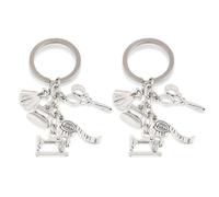 Porte-Clés De Tailleur 2 Pièces, D'Outils De Couture, Créatifs - Cadeaux D'Entrée De Conception De Vêtements, Commémoratifs De Remise Des Diplômes