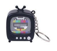 Porte-clés De Télévision Miniature Avec Son Lumineux Accessoire De Clé En Plastique D'inspiration Vintage Pour Collectionneurs Et Cadeaux
