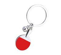 Porte-clés de tennis de table - Charme de pagaie de 2 pouces | Porte-clés en de zinc - Mini pendentif raquette de pour sac, clés de voiture, accessoire cadeau de sport, accessoire él