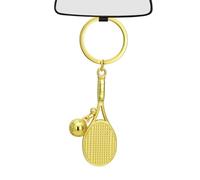 Porte-clés de tennis, porte-clés de tennis mignon, porte-clés de raquette de tennis - Porte-clés érotique exquis porte-clés divisé sport, porte-clés léger pour l'équipe de passionnés de sport de