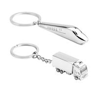 Porte-Clés De Voiture 2 Pièces, Porte-Clés Créatifs, Porte-Clés en Métal, Porte-Clés Cadeaux, Cadeaux De Conducteur