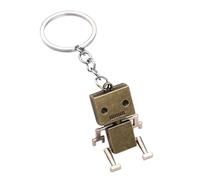 Porte-clés De Voiture À La Mode, Pendentif Robot, Bijoux en Métal, Suspendu Taille, Support Sac Dos